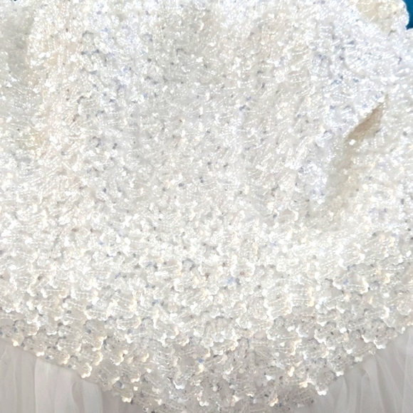 📣LikedPage 👑Elegant 👰 Ivory Strapless Formal Wedding Gown 💃NWOTags Size 4️⃣ - Picture 7 of 9